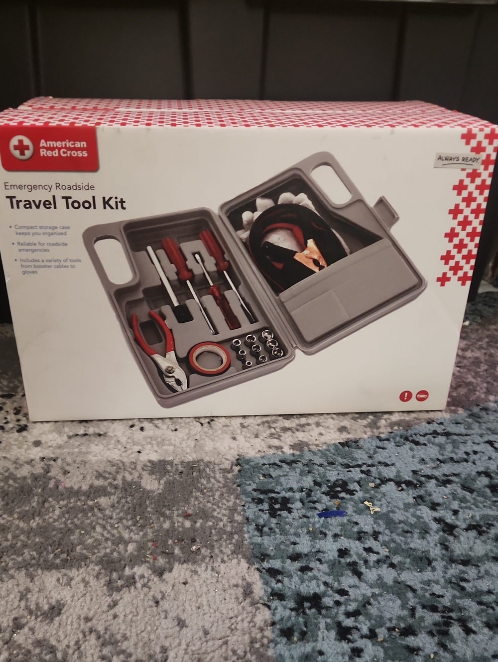 American Red Cross Travel Tool Kit Emergency Roadside Kit